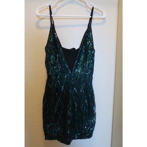 NEW! Pretty Little Thing Green Sequin Dress